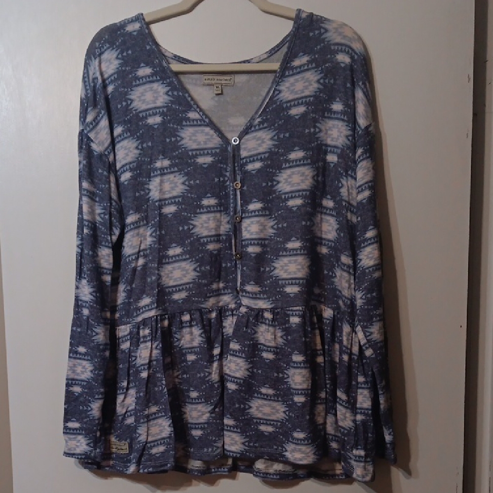 Simply Southern Aztec Shirt